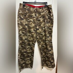 Cato Red and Beige Pants